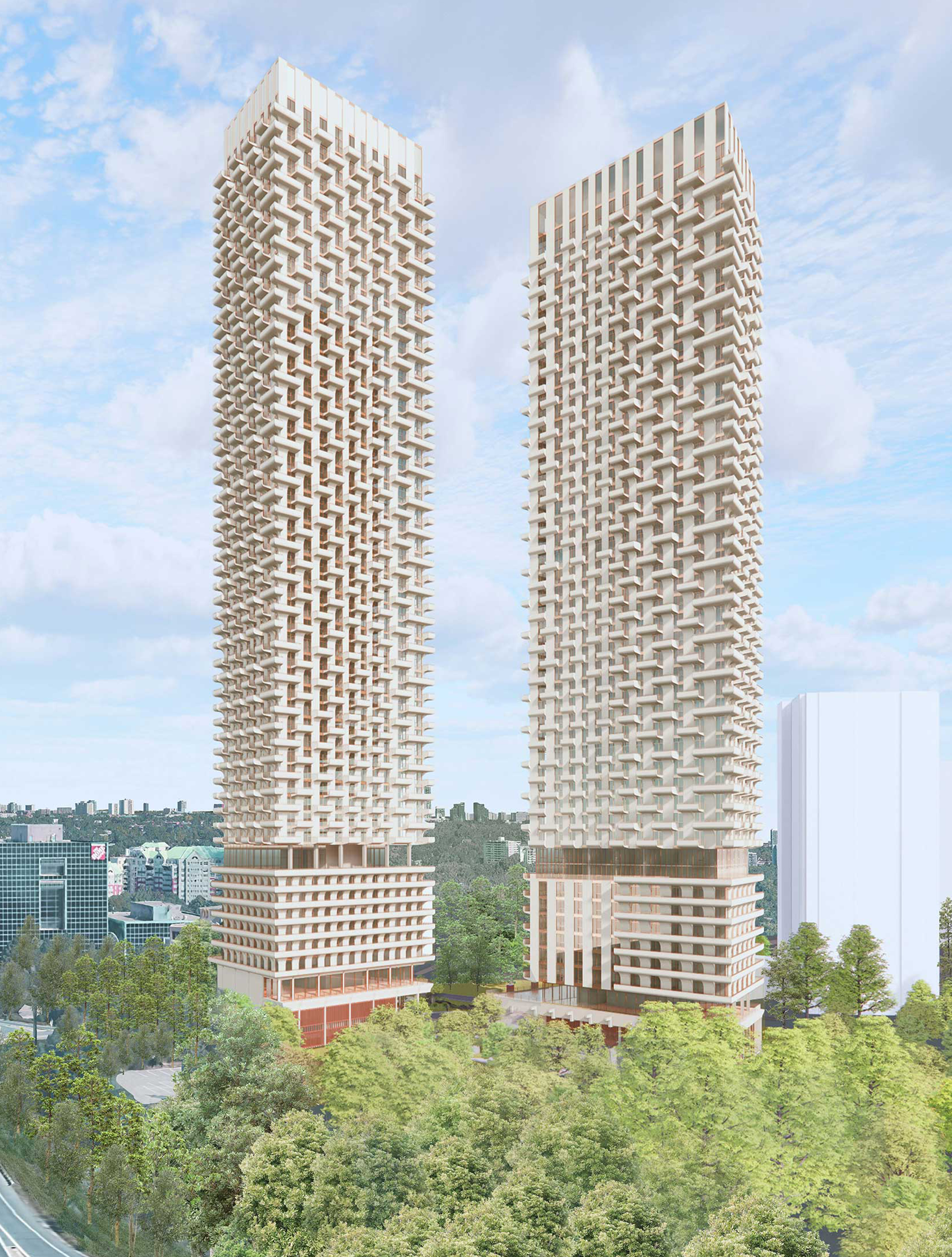 Building view - front entrance